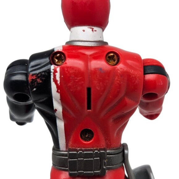 Power Ranger SPD Red & Black Ranger 2004 Bandai 6" Action Figure - Picture 3 of 5